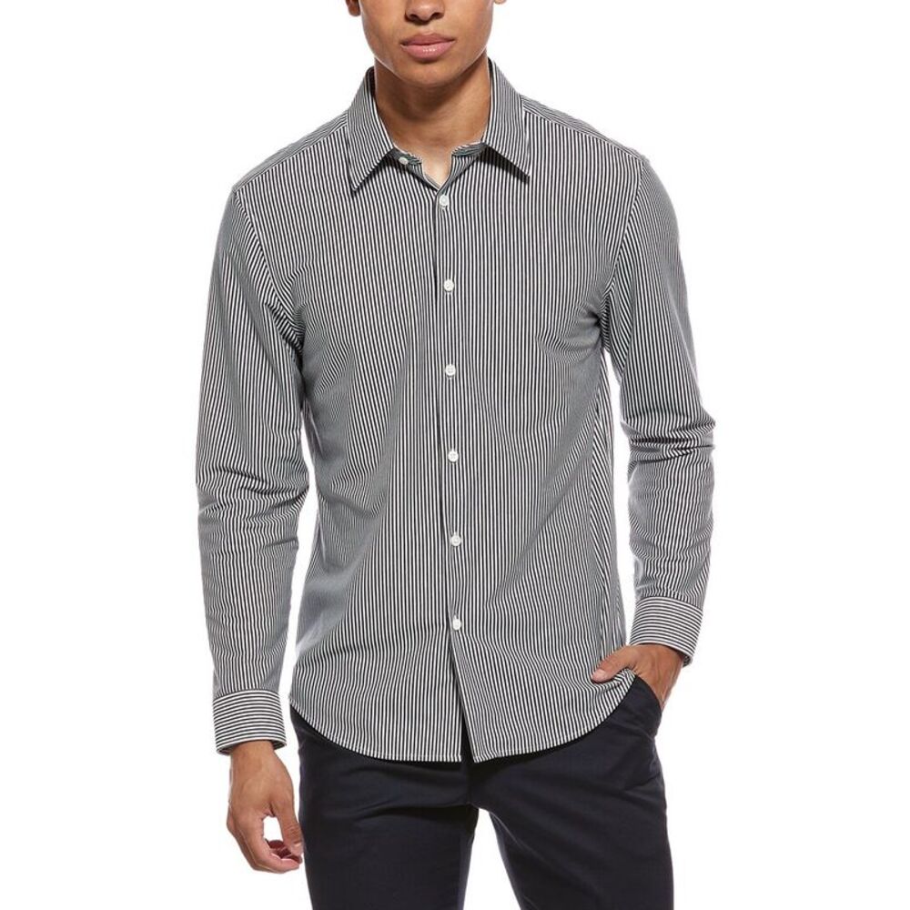 Theory Mens  Sylvain Shirt, White